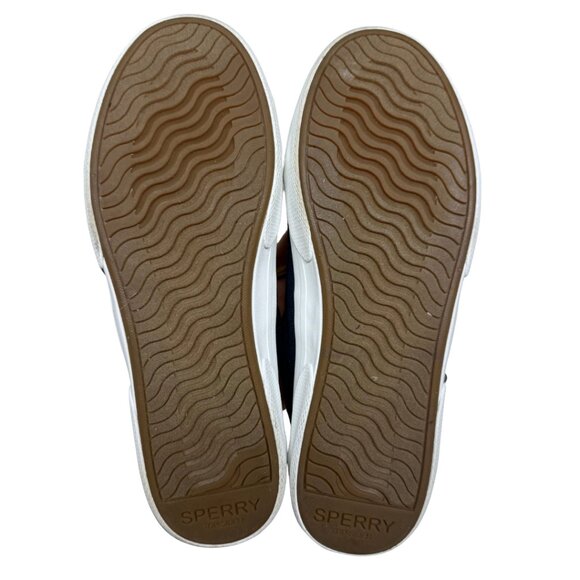 Sperry Crest Vibe Navy Blue Canvas Sneakers Women’s 7 New - Picture 7 of 11